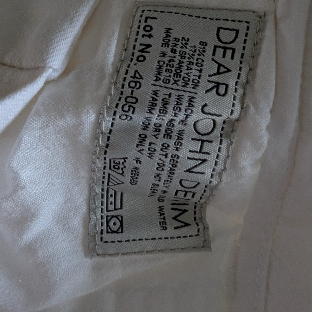Women's White Shorts - Picture 6 of 6